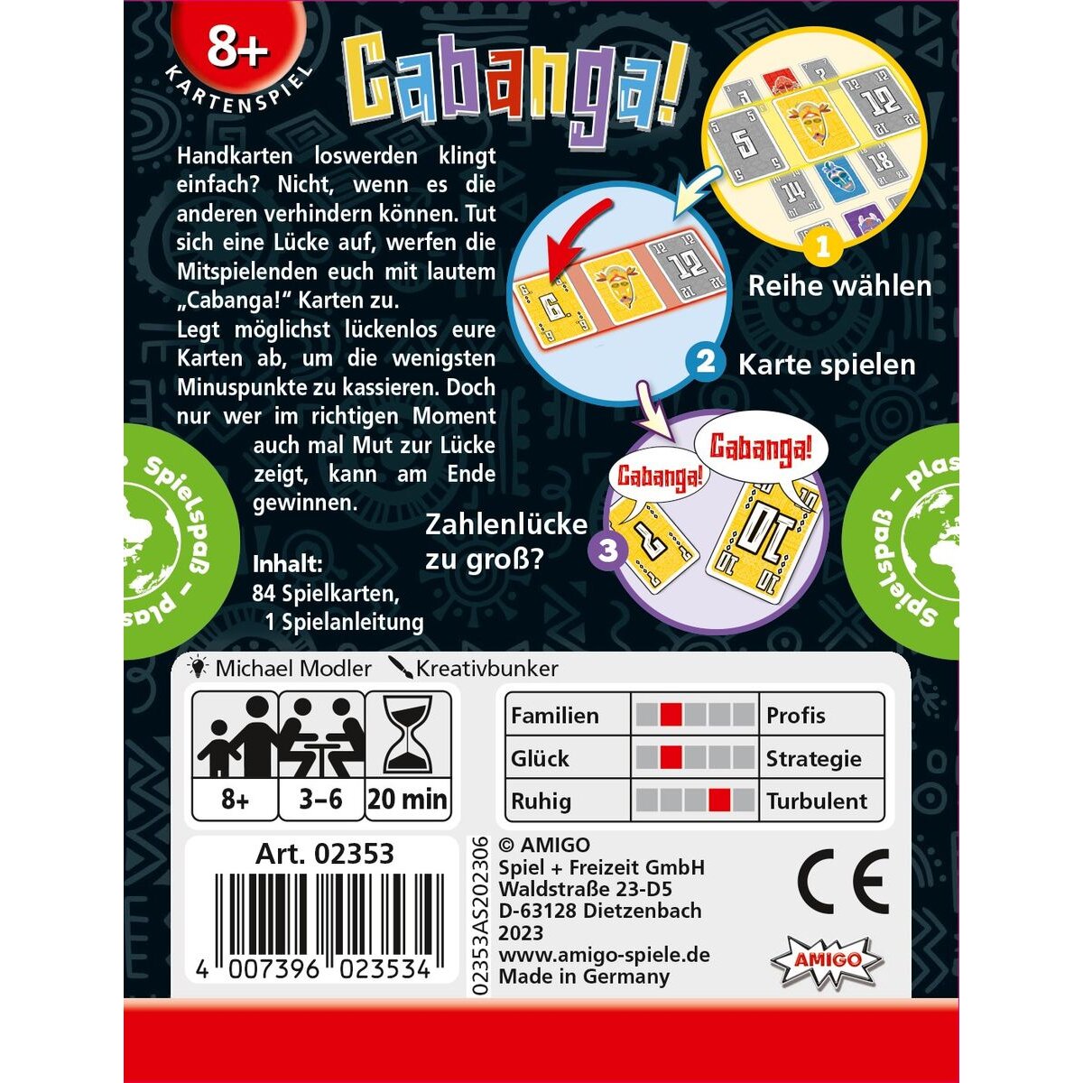AMIGO Cabanga! Kartenspiel