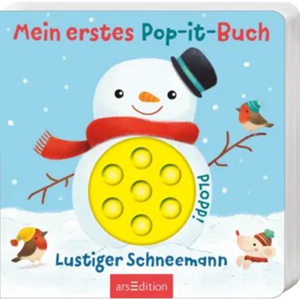 ars Edition Mein erstes Pop-it-Buch - Lustiger Schneemann