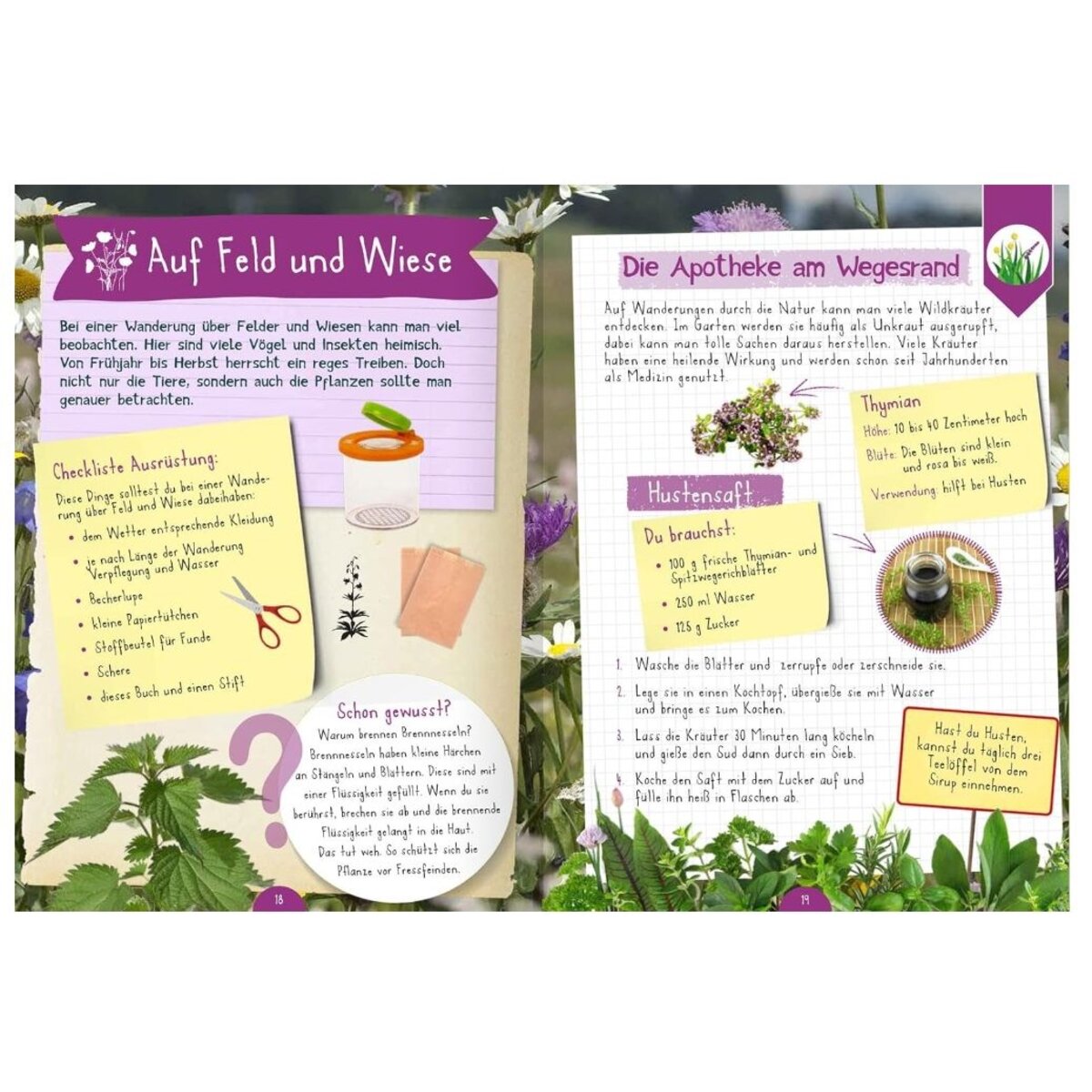 ars Edition Naturforscher-Kids - Mitmach-Buch für unterwegs
