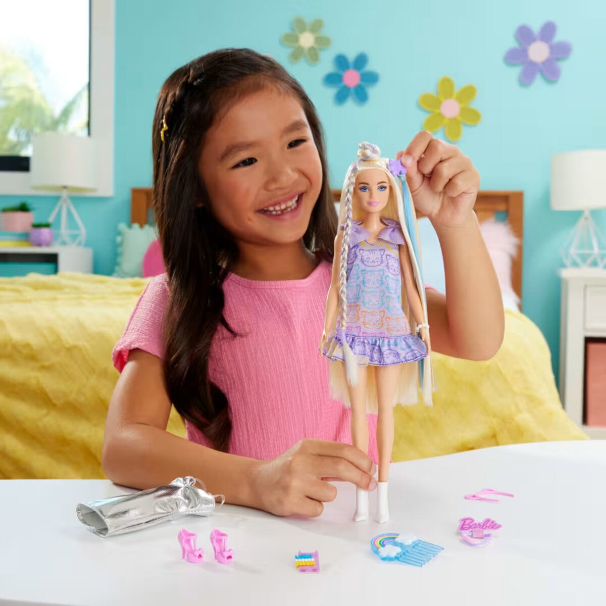 Barbie Haarspiel Puppe Blond