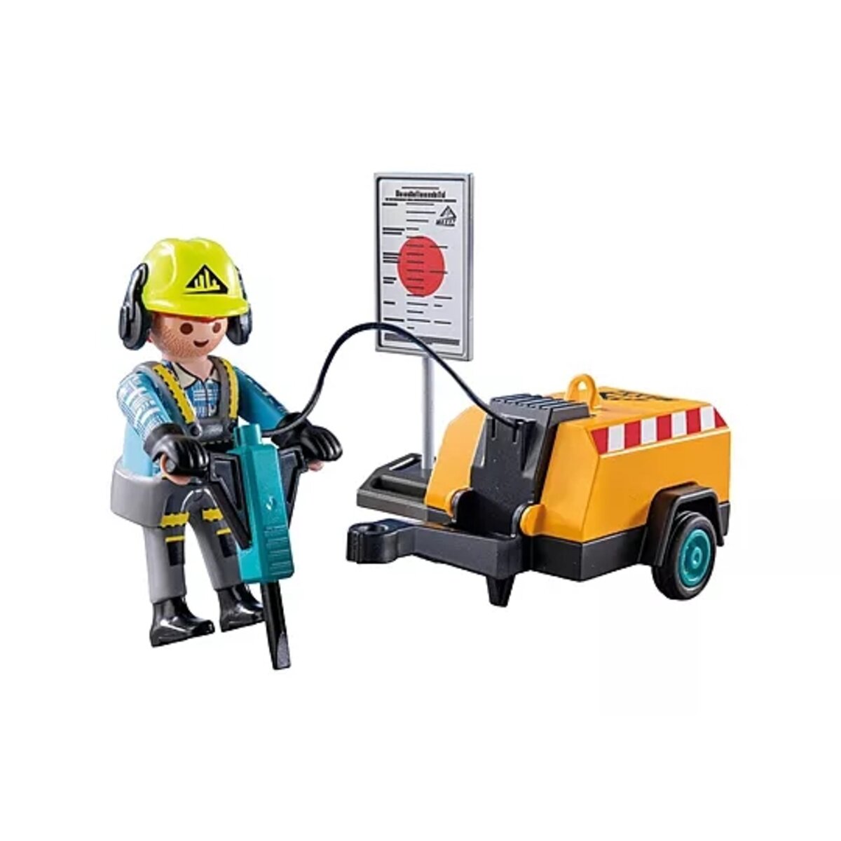 PLAYMOBIL® 71752 Act!on Heros Bauarbeiter mit Meißel