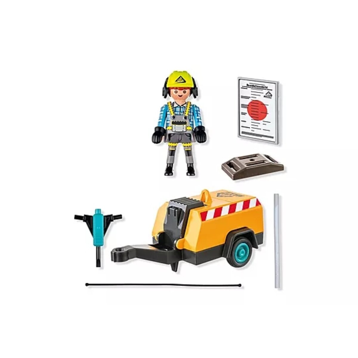 PLAYMOBIL® 71752 Act!on Heros Bauarbeiter mit Meißel