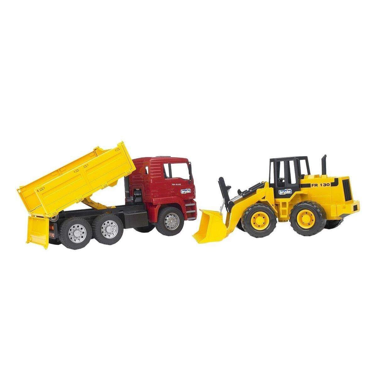 BRUDER® 2752 Kipplastwagen M. Gelenkradlader