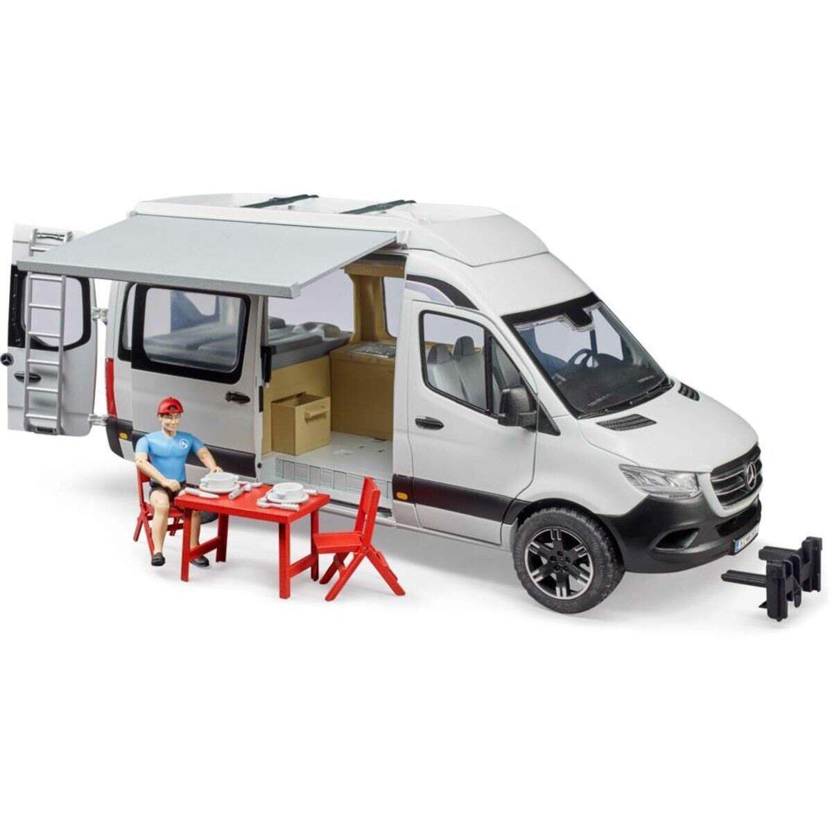 BRUDER® 2672 MB Sprinter Camper mit Fahrer BRUDER® Profi-Serie