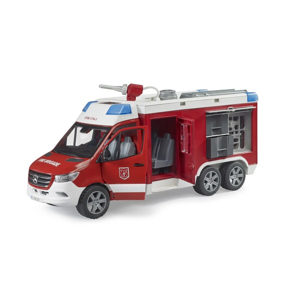 BRUDER® MB Sprinter Feuerwehrrüstwagen mit Light + Sound Modul