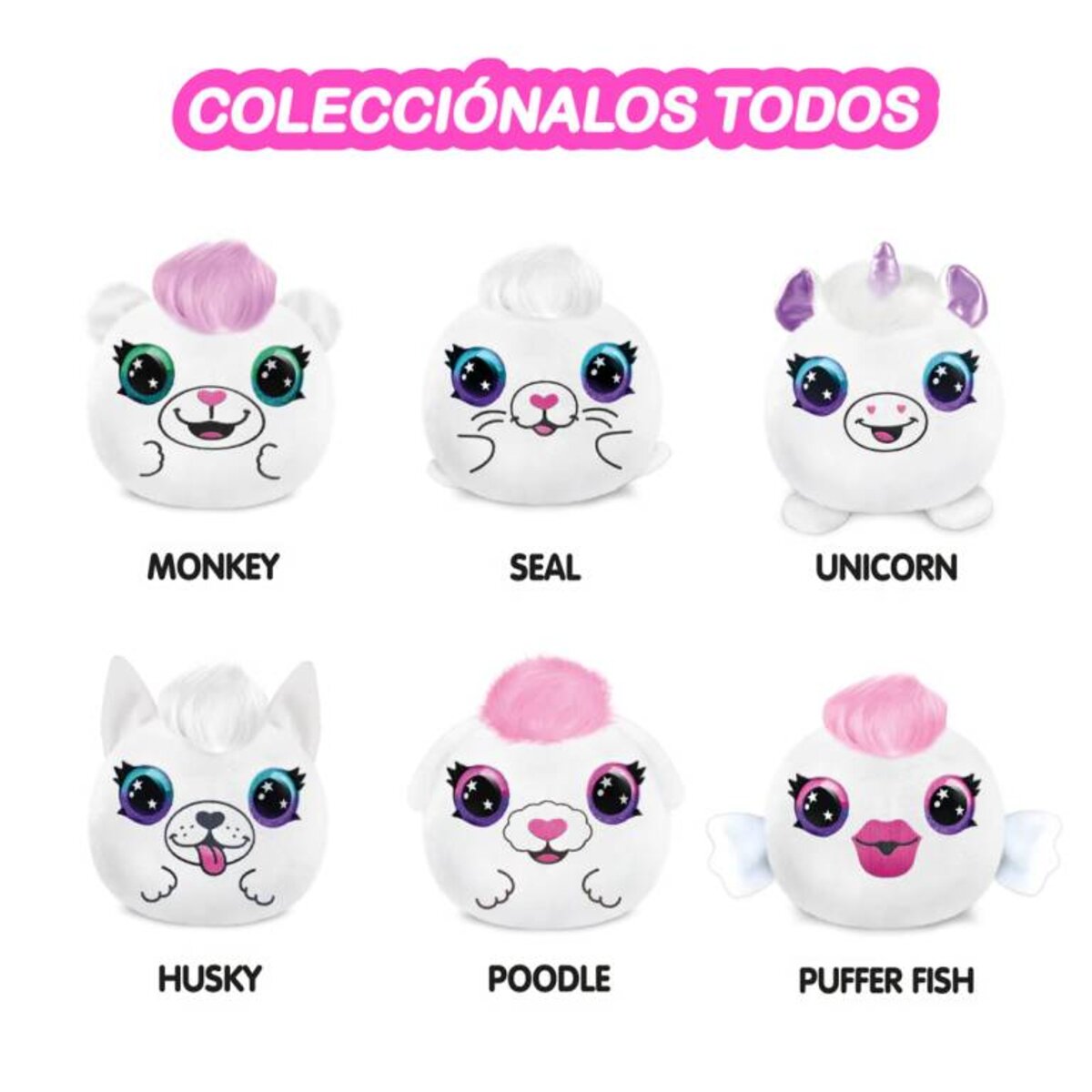 Canal Toys Airbrush Plush Mystery Mini Plush Assortment, 1 Stück, 12-fach sortiert