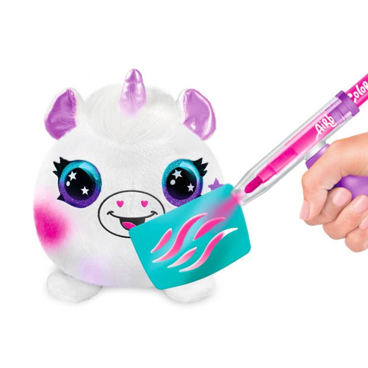 Canal Toys Airbrush Plush Mystery Mini Plush Assortment, 1 Stück, 12-fach sortiert