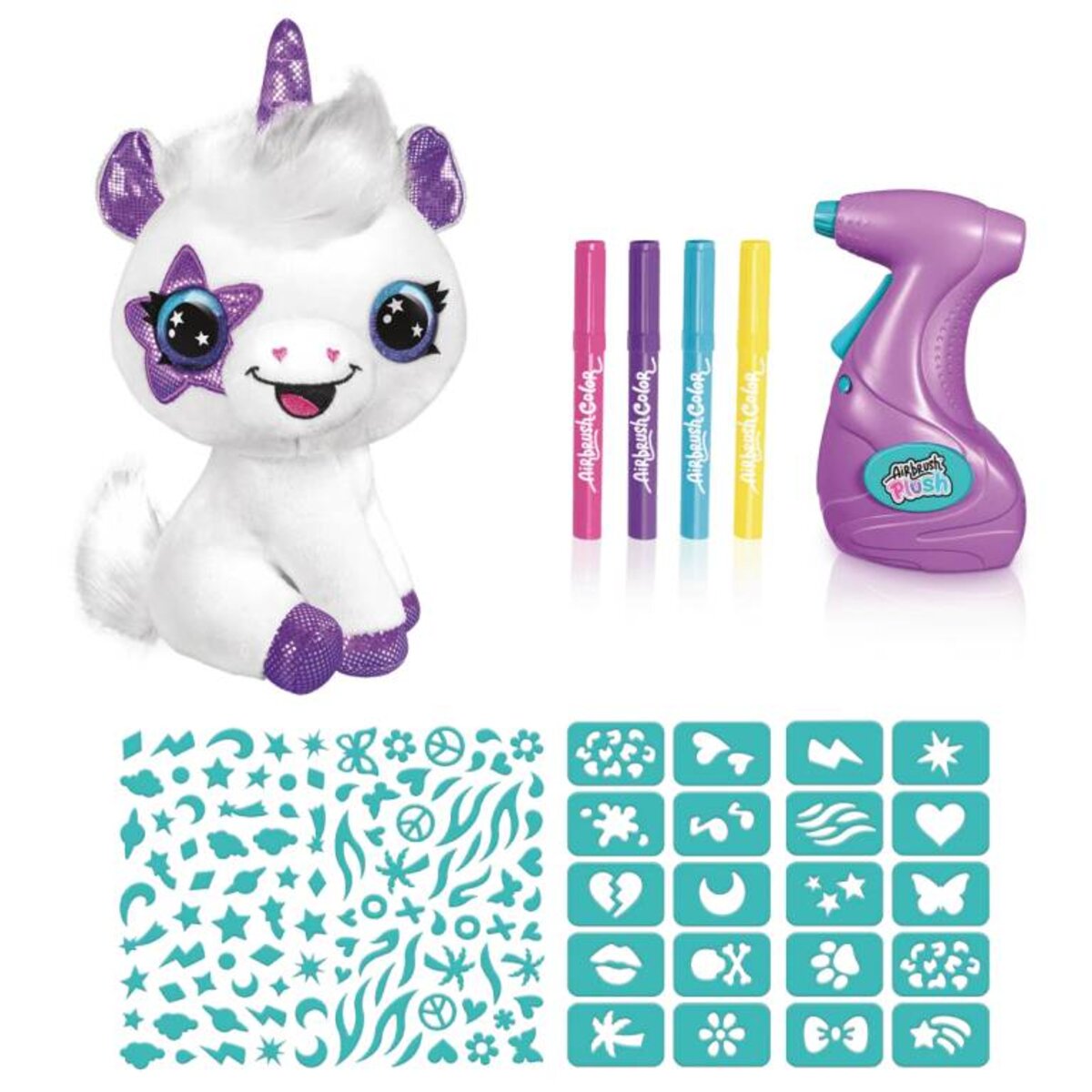 Canal Toys Airbrush Plush Unicorn