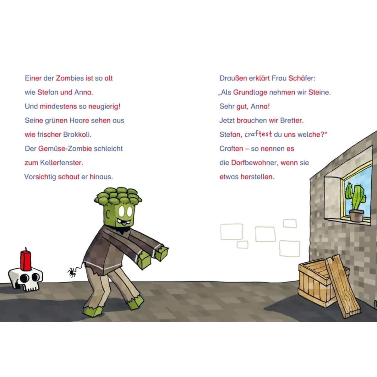 Carlsen Verlag Minecraft Silben-Geschichte: Abenteuer – bis die Schule wackelt!