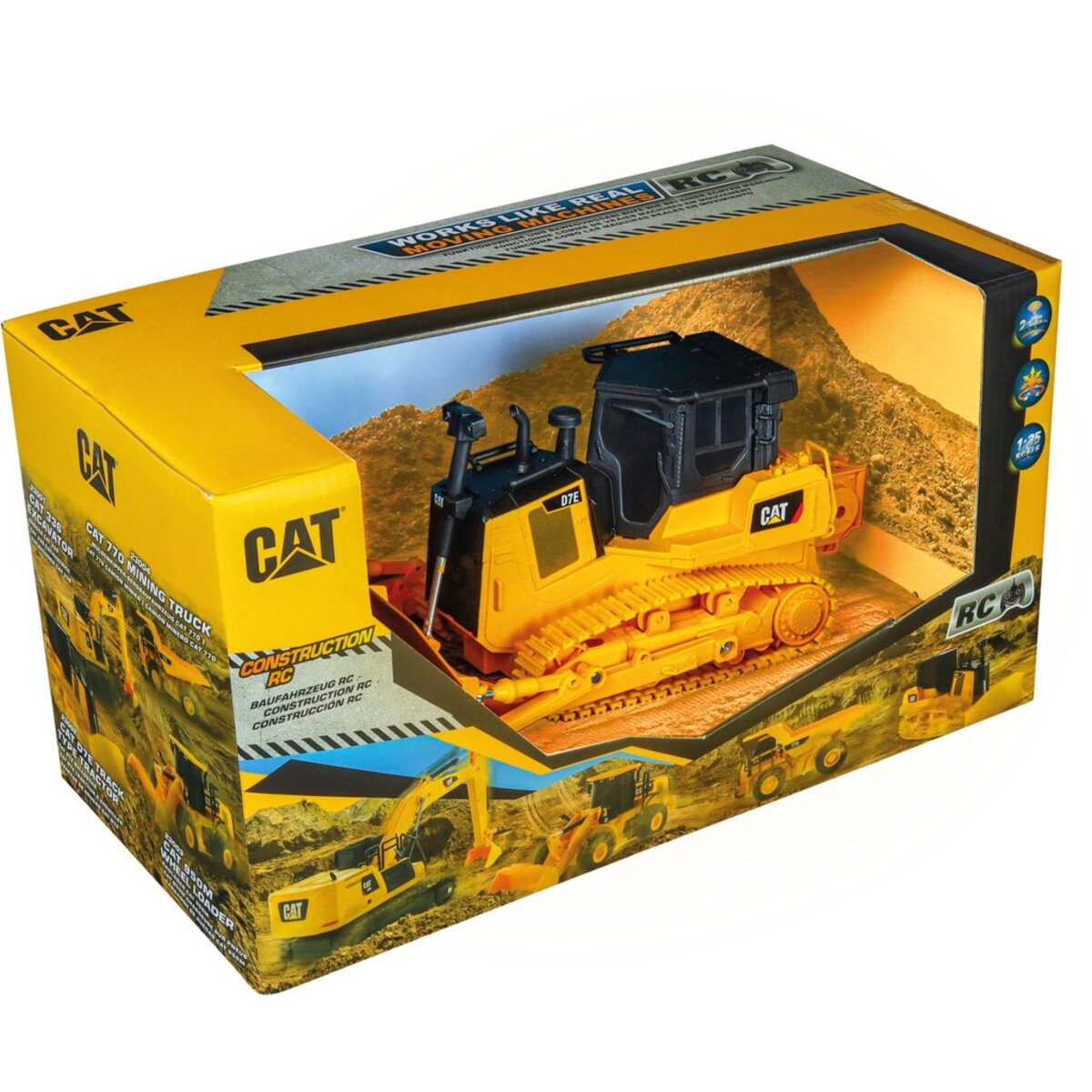 Carrera 1:35 RC CAT D7E Bulldozer (B/O)