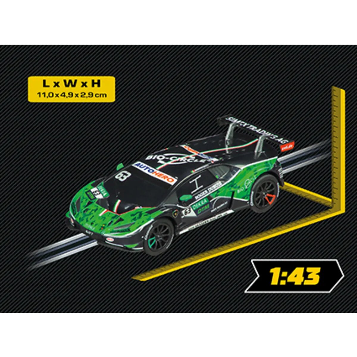 Carrera GO!!! Lamborghini Huracán "Mirko Bortolotti, No.63"