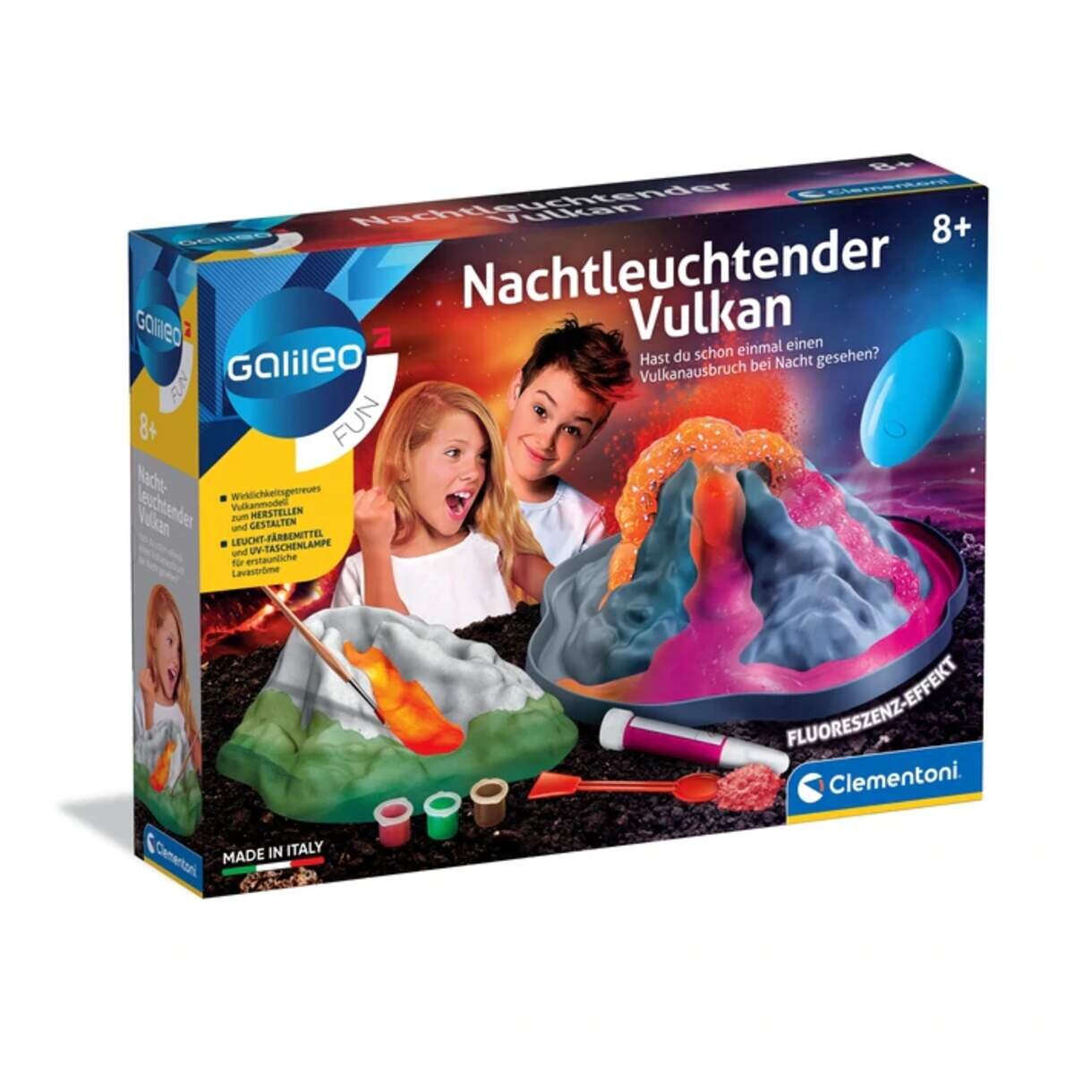 Clementoni Nachtleuchtender Vulkan