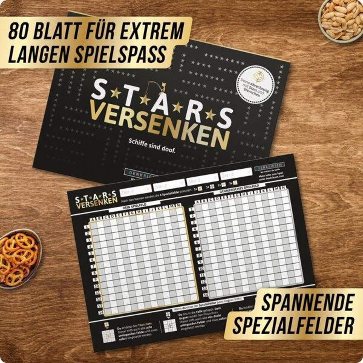 Denkriesen Stars Versenken - Schiffe sind doof