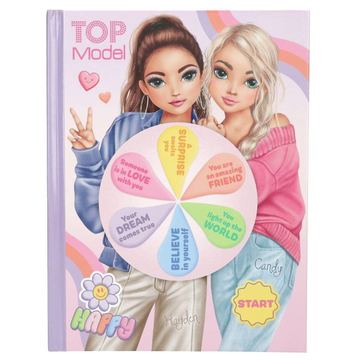 Depesche TOPModel Stimmungs-Malbuch mit LED-Glücksrad