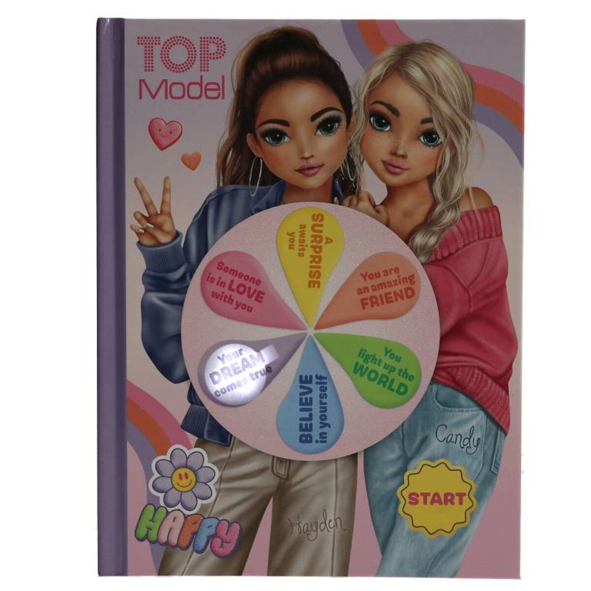 Depesche TOPModel Stimmungs-Malbuch mit LED-Glücksrad