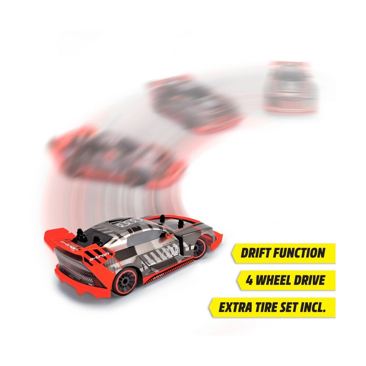 Dickie Toys RC Audi S1 E-Tron Quattro Drift Car, RTR