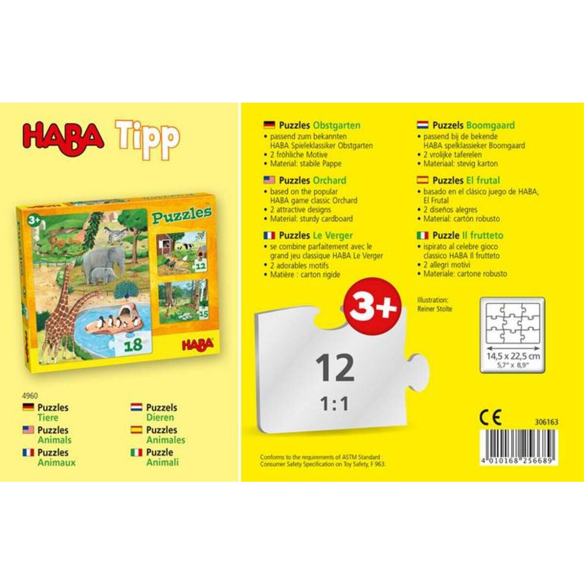 HABA 306163 Puzzles Obstgarten