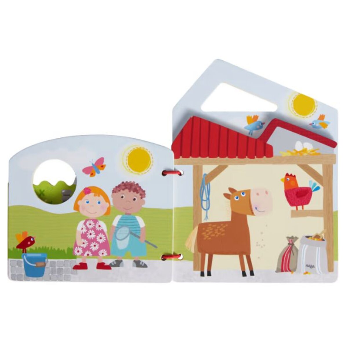 HABA Holz-Babybuch Traktor