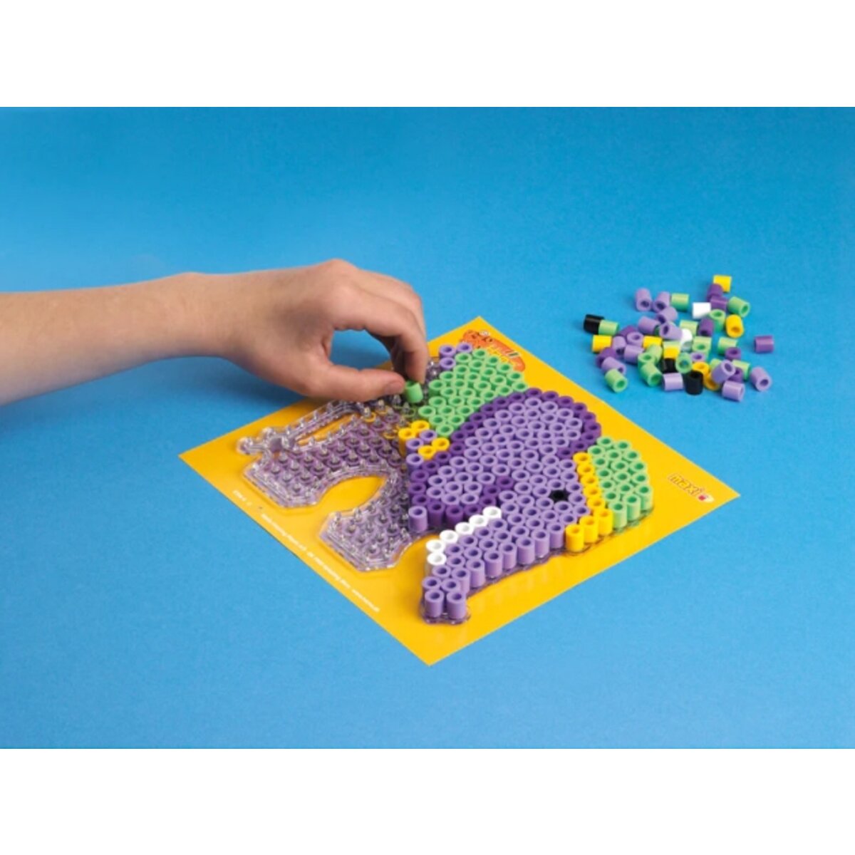 Hama Midi Bügelperlen, Gelb, ca. 1.000 Stück, Ø 5,0 mm