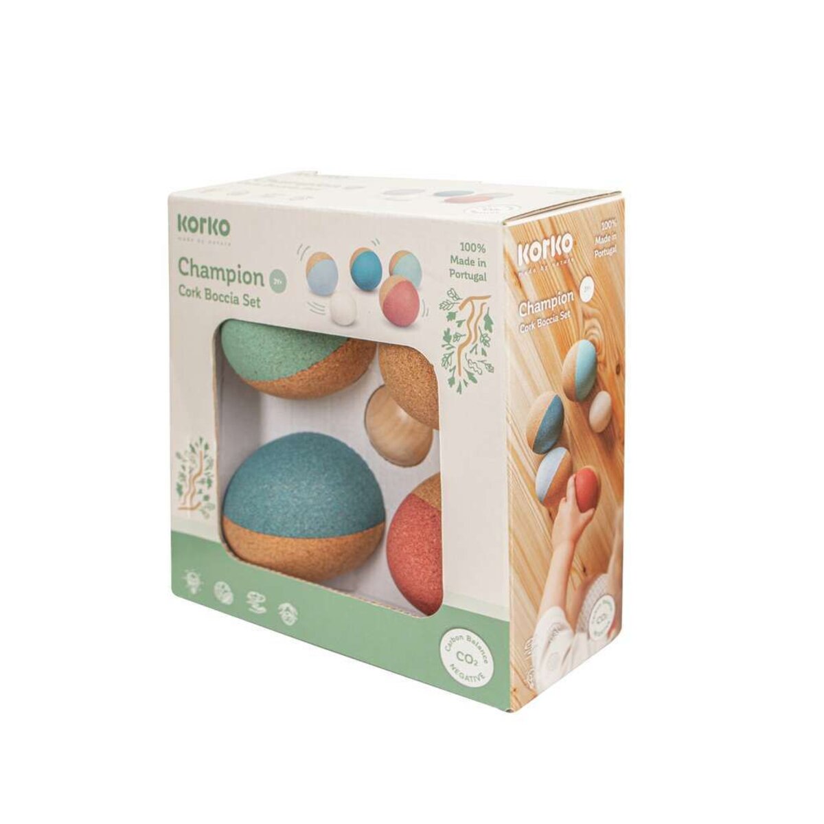 Korko Boccia Set aus Kork - Champions