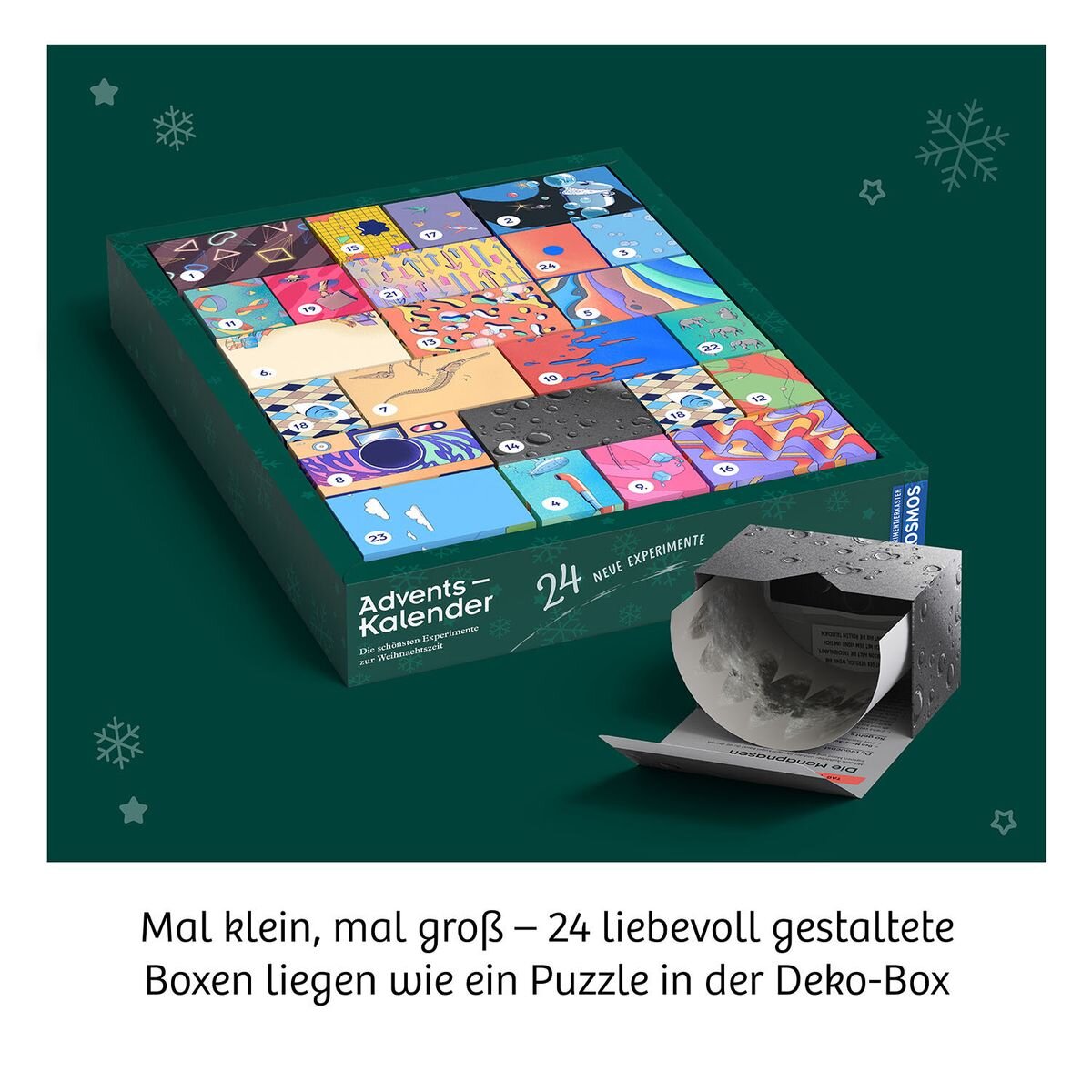 KOSMOS Adventskalender - Die schönsten Experimente zur Weihnachtszeit 2024