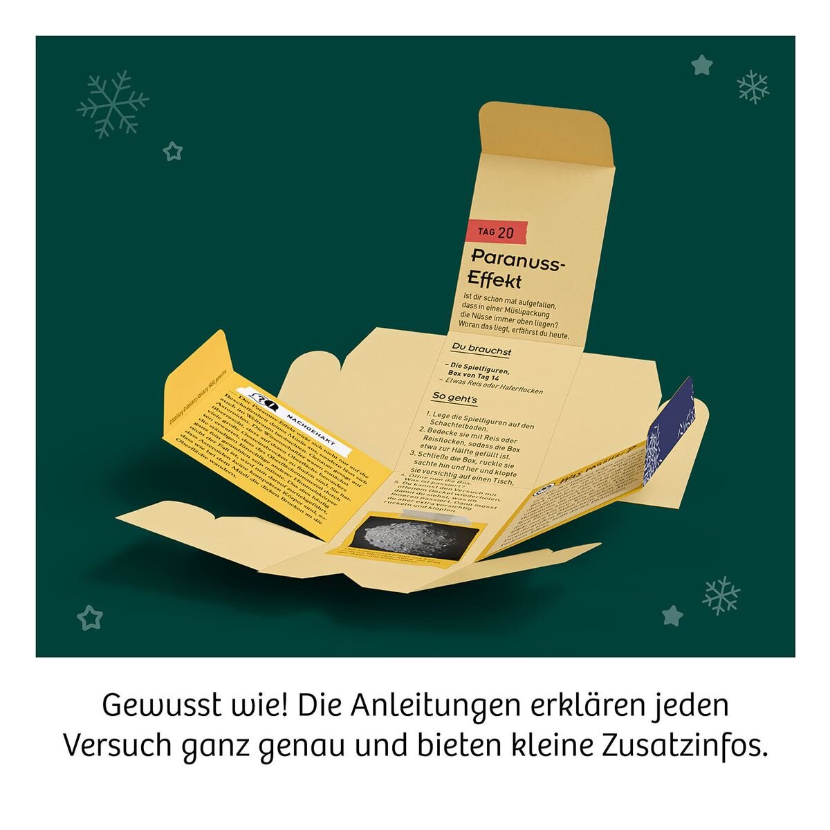 KOSMOS Adventskalender - Die schönsten Experimente zur Weihnachtszeit 2024