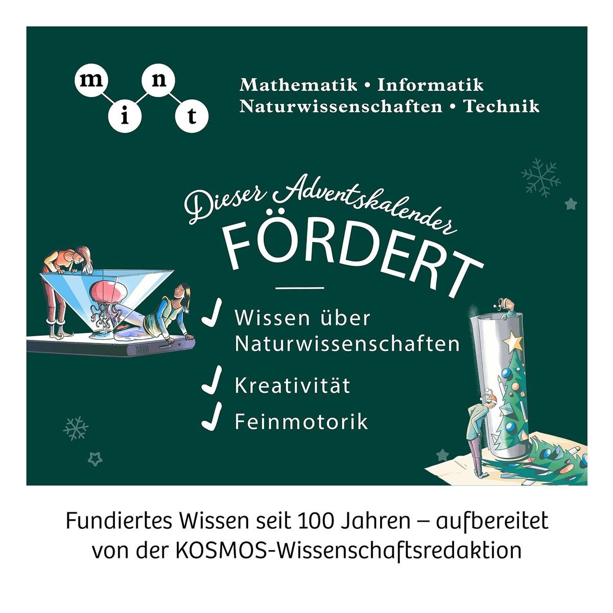 KOSMOS Adventskalender - Die schönsten Experimente zur Weihnachtszeit 2024