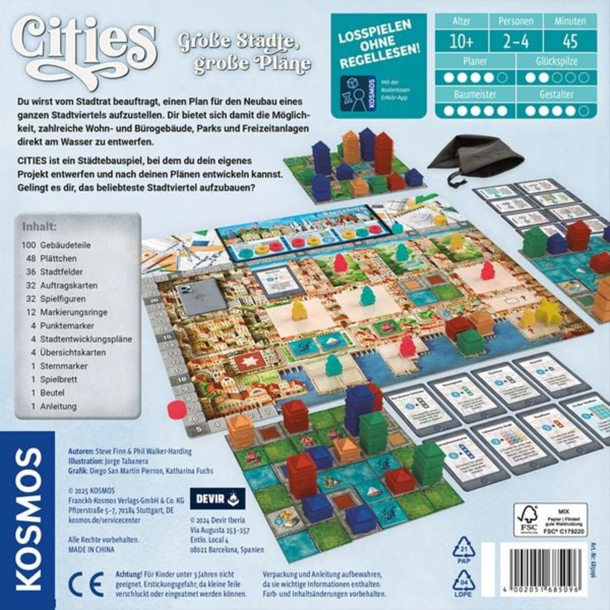 Kosmos Brettspiel Cities