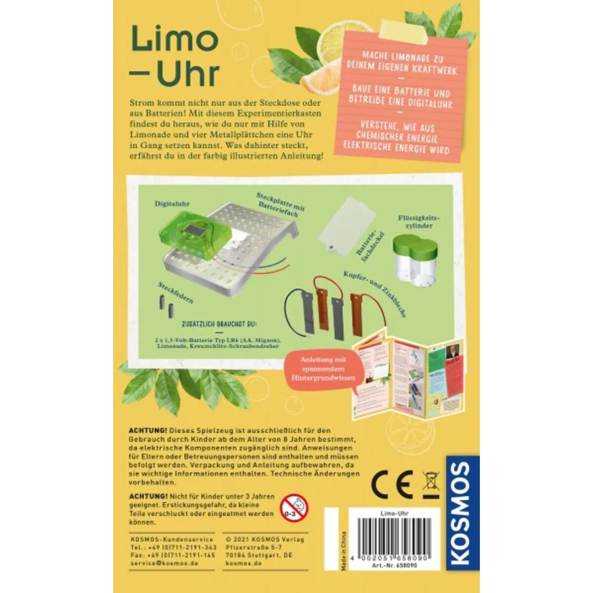 KOSMOS Limo-Uhr