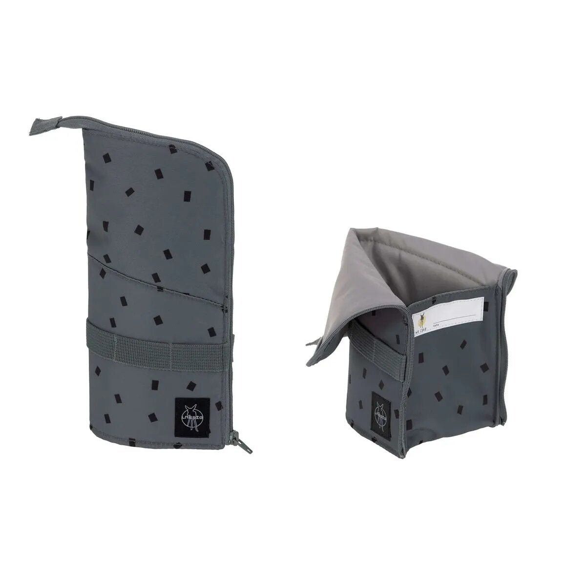 Lässig Schulranzen Set Flexy Unique Speckles Anthracite, 7-teilig