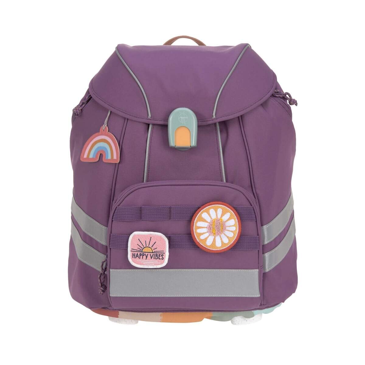 Lässig Schulranzenset Unique Purple, 7-teilig