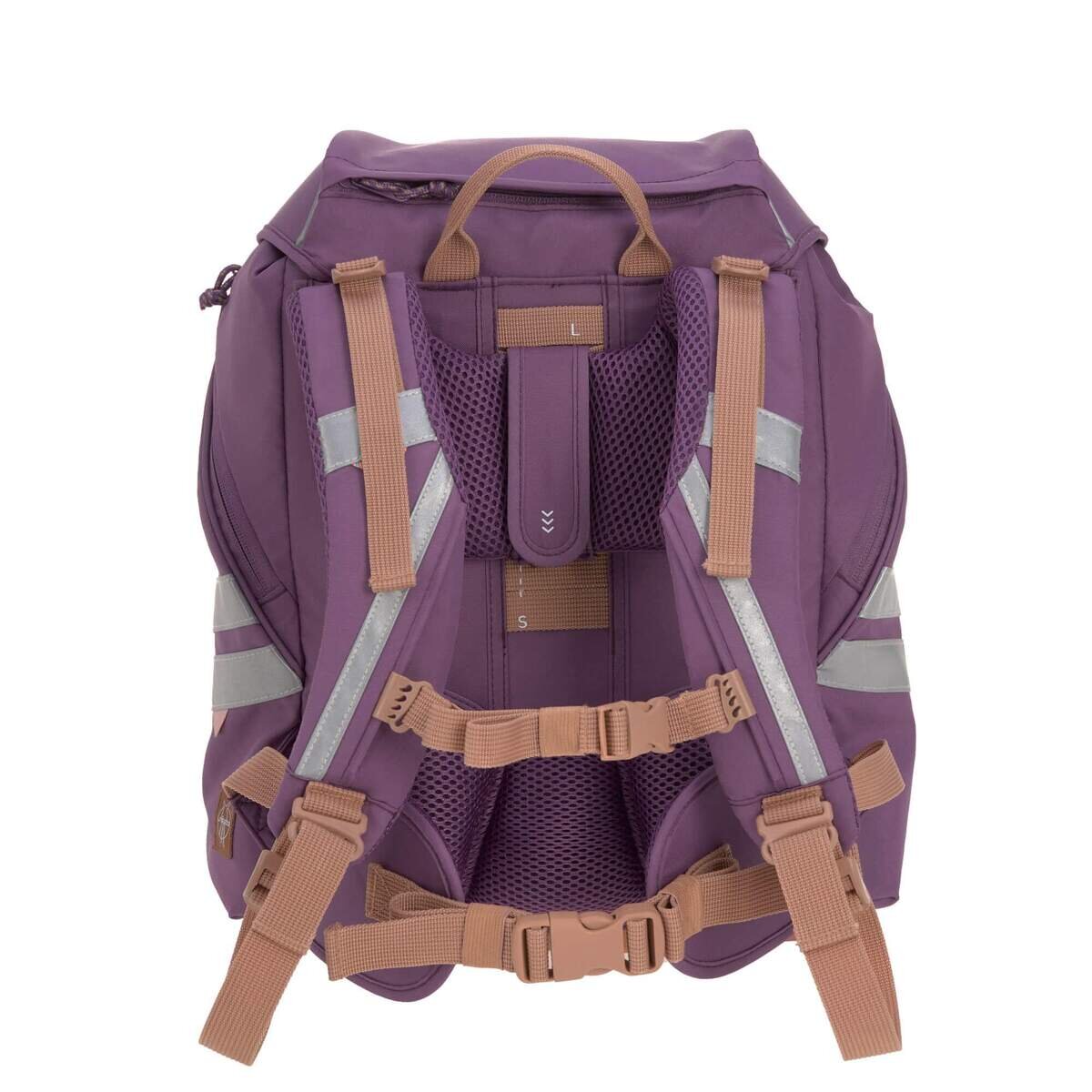 Lässig Schulranzenset Unique Purple, 7-teilig