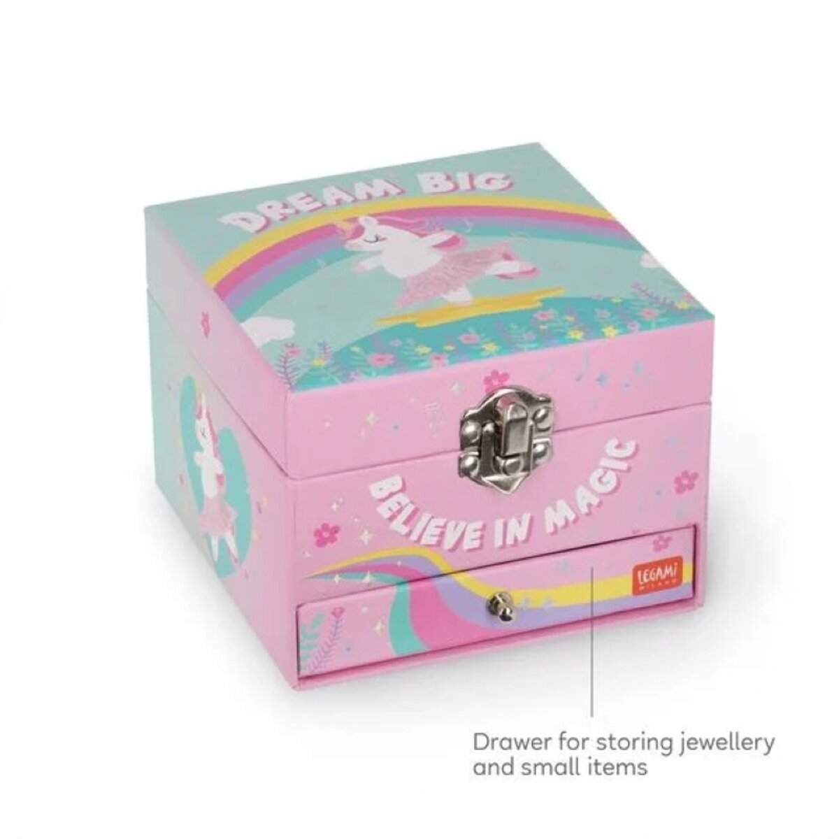 Legami Schmuckkasten mit Spieluhr - Music Box "Einhorn"