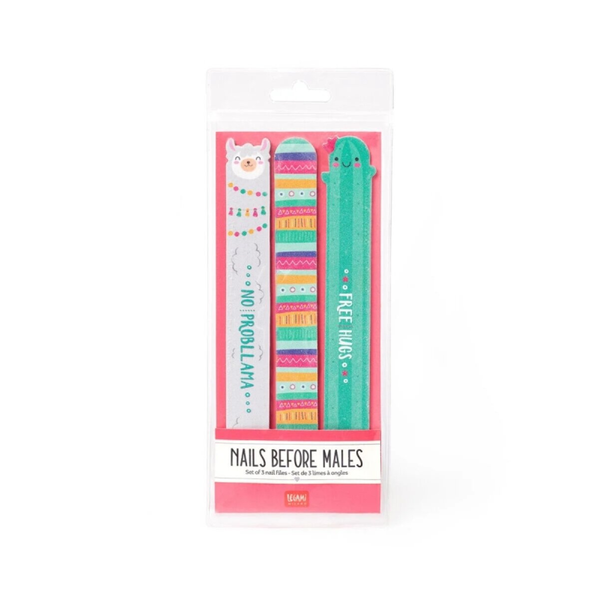 Legami Set mit 3 Nagelfeilen Nails before Males