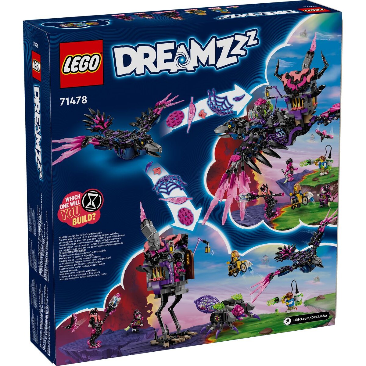 LEGO® DREAMZzz™ 71478 Der Mitternachtsrabe der Nimmerhexe