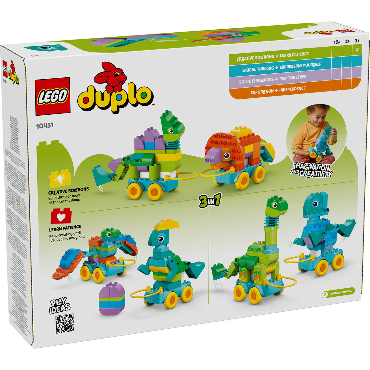 LEGO® DUPLO® Town 10451 Dinos auf Rädern 3-in-1-Set