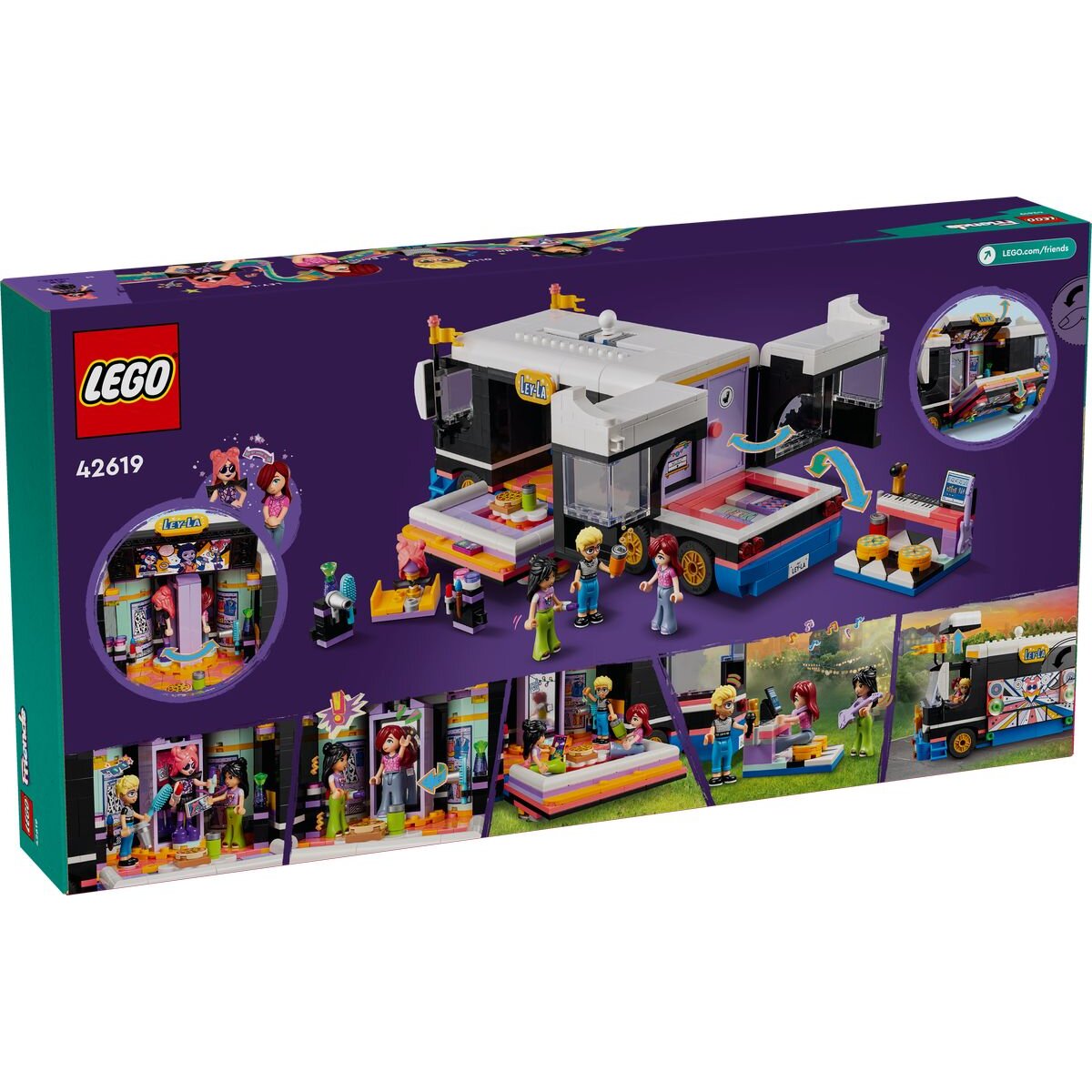 LEGO® Friends 42619 Popstar-Tourbus