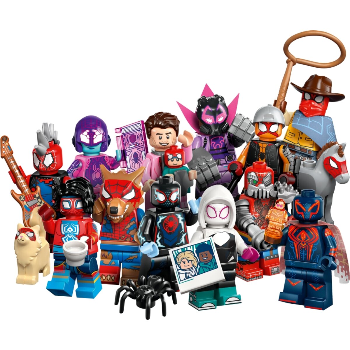 LEGO® Minifigures 71050 Spider-Man: Across the Spider-Verse, sortiert