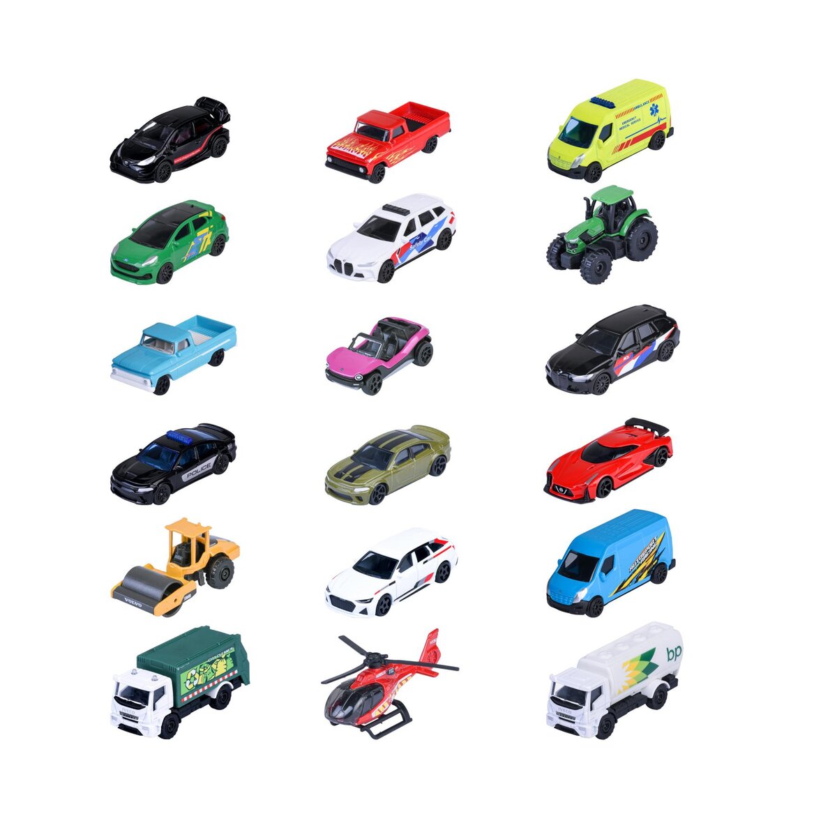 Majorette Street Cars, 18-sort.