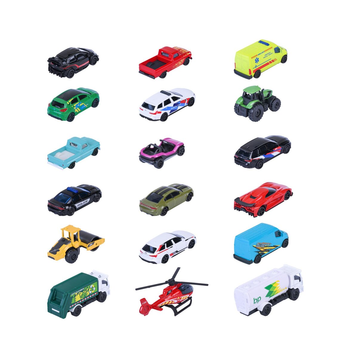 Majorette Street Cars, 18-sort.