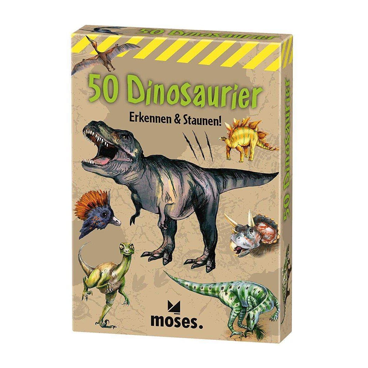 moses. 50 Dinosaurier: Erkennen & Staunen!