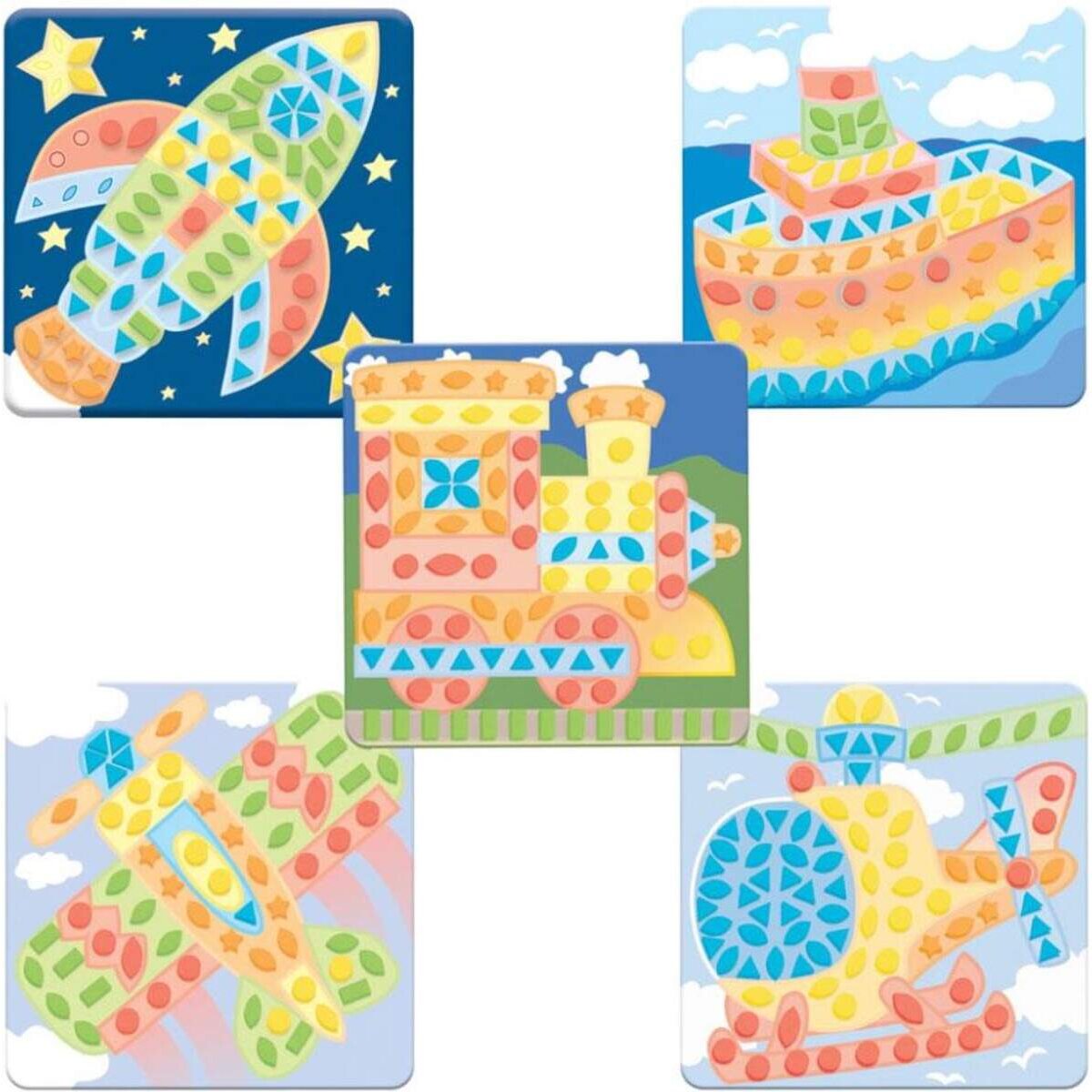 My First Sticky Mosaics Fahrzeuge