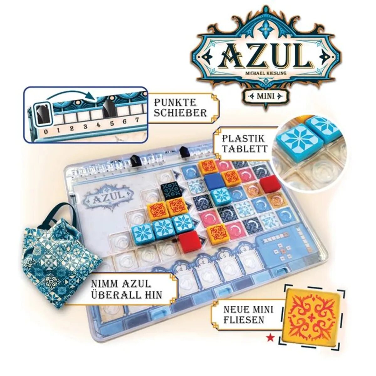 Asmodee Next Move Games Azul Mini