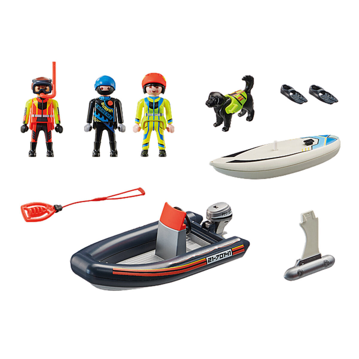 PLAYMOBIL® 70141 City Action Seenot: Polarsegler-Rettung mit Schlauchboot