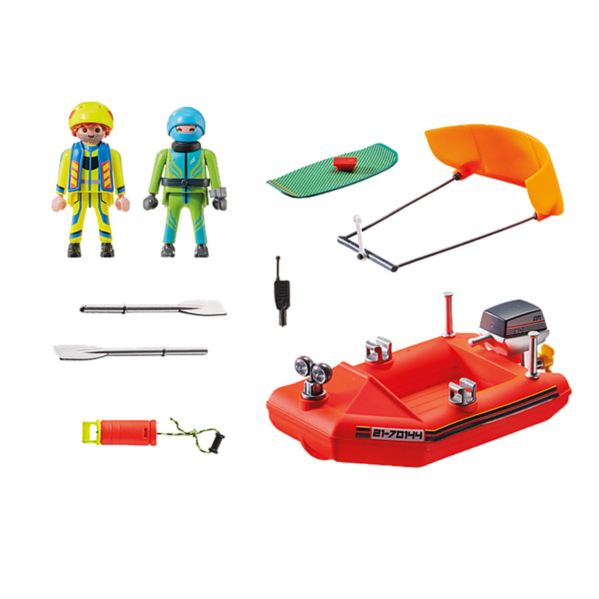 PLAYMOBIL® 70144 City Action Seenot: Kitesurfer-Rettung mit Boot