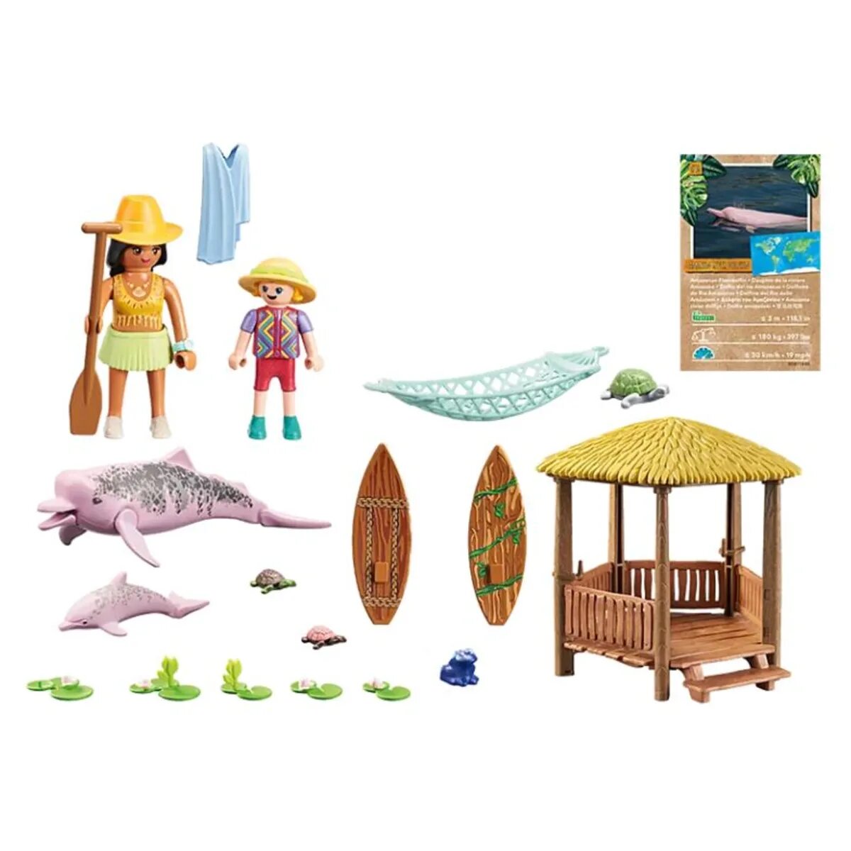 PLAYMOBIL® 71143 Wiltopia - Paddeltour mit den Flussdelfinen