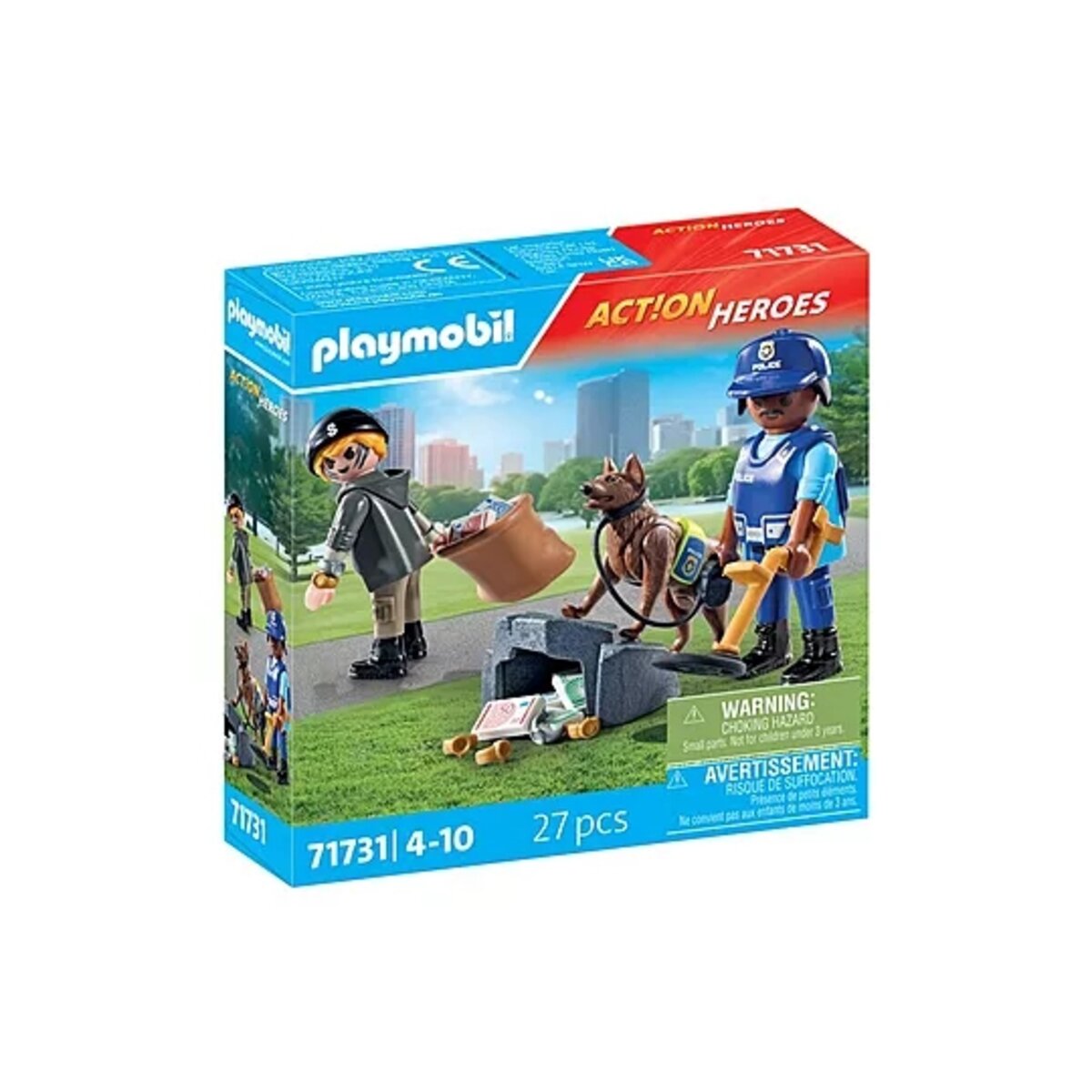 PLAYMOBIL® 71731 Act!on Heroes Spurensuche mit Hund