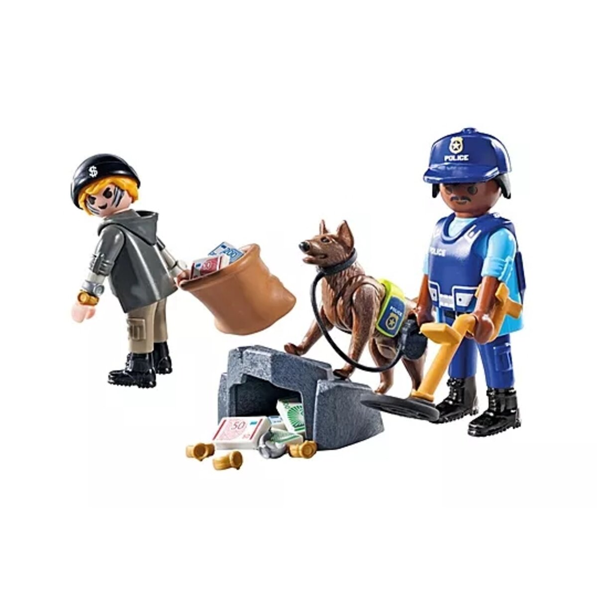 PLAYMOBIL® 71731 Act!on Heroes Spurensuche mit Hund