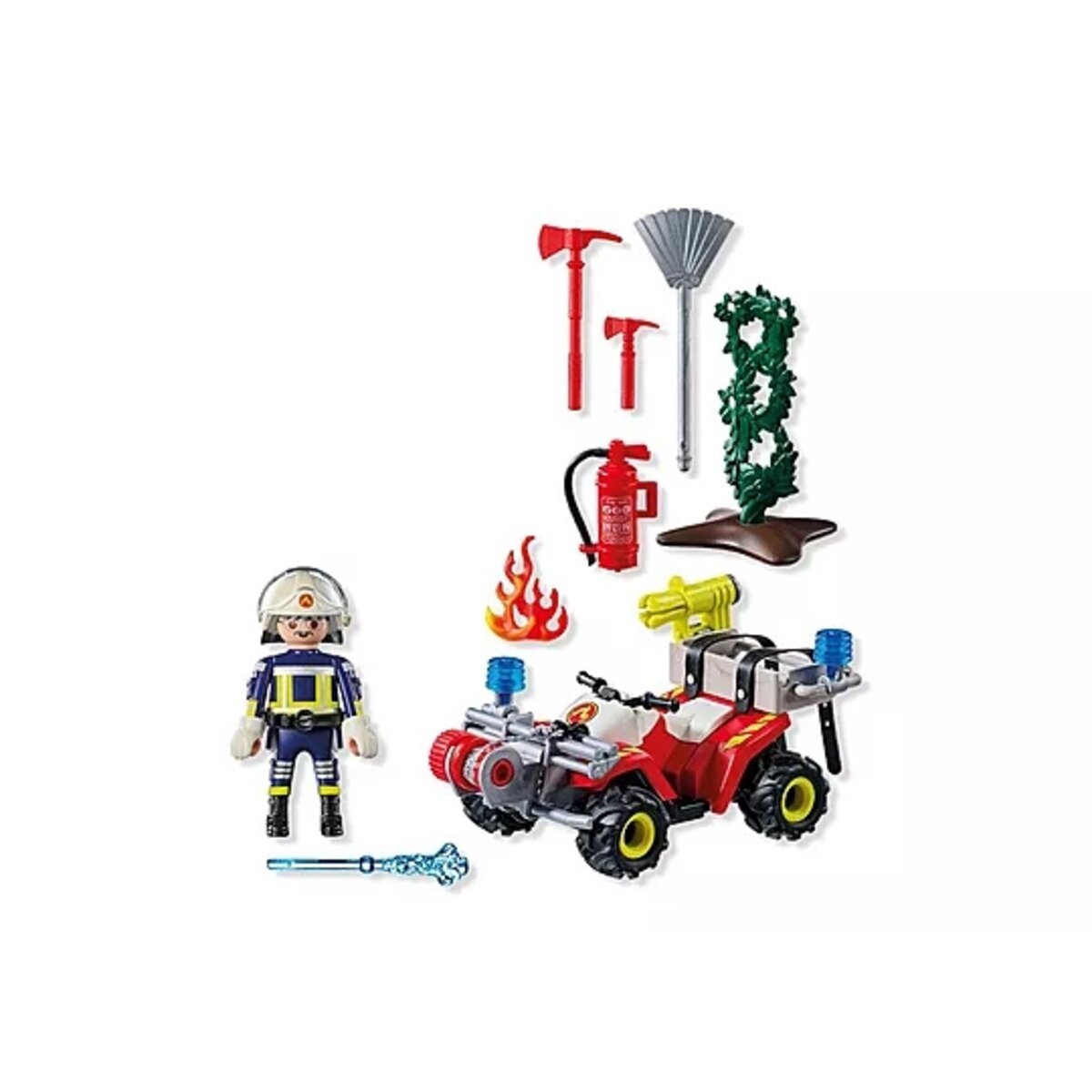 PLAYMOBIL® 71825 Act!on Heroes Feuerwehr Quad löscht Heckenbrand