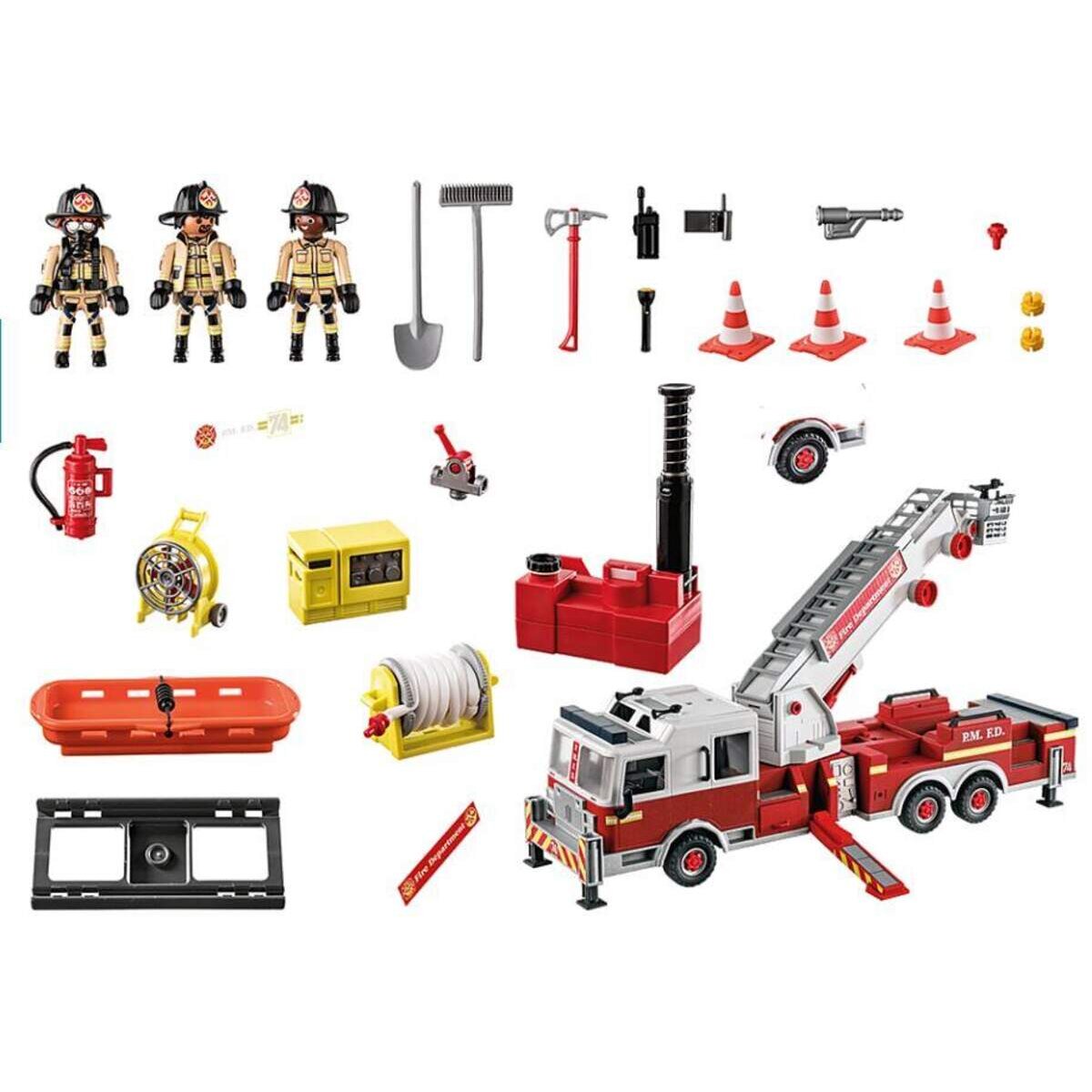 PLAYMOBIL® 70935 City Action Feuerwehr-Fahrzeug: US Tower Ladder